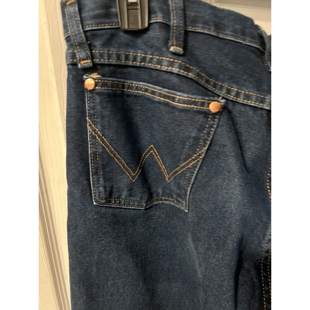 Wrangler Jeans Mens Sz 34x32 Regular Fit Denim Cowboy Cotton Blue western casual - Picture 7 of 10